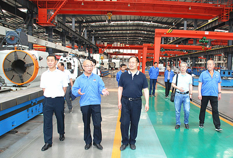 甘肅省政府國資委領(lǐng)導(dǎo)督查星火機(jī)床公司混改工作