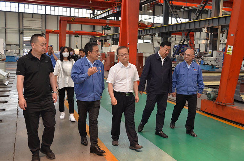 省統(tǒng)計局副局長張軍禎一行來星火機床公司調(diào)研