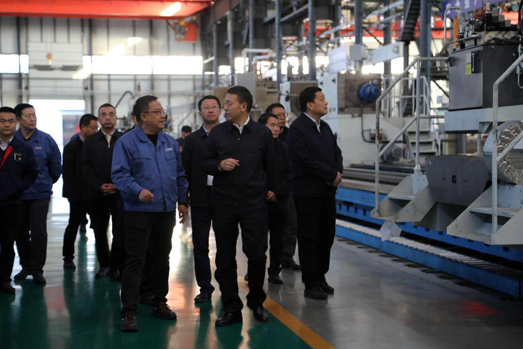 副省長雷思維來星火數(shù)控公司調(diào)研