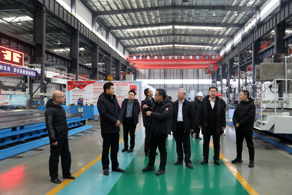 機(jī)械工業(yè)第六設(shè)計(jì)研究院有限公司董事長(zhǎng)顧曉山一行到星火數(shù)控調(diào)研交流